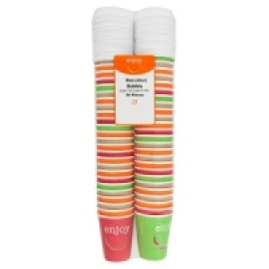 Enjoy Bubble Paper Cups and Lids 9oz 10x50s