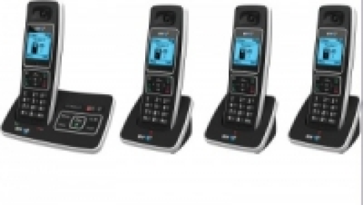 BT 6500 Telephone Answer Machine Quad