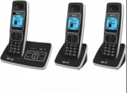 BT 6500 Telephone Answer Machine Triple