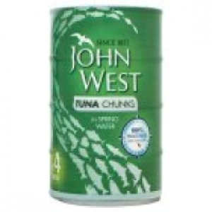 John West tuna chunks in spring water, 4 pack £3.50