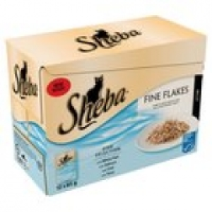 Sheba Pouch Fine Flakes Fish Selection in