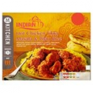 M Kitchen Hot Chicken Tikka Masala & Pilau Ri &pound;2.00