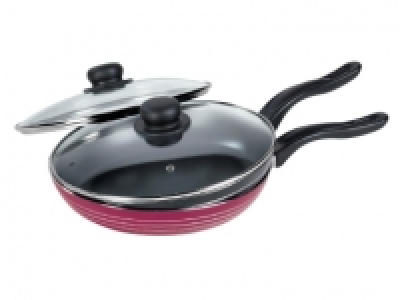 ERNESTO Aluminium Frying Pan with Lid £7.99