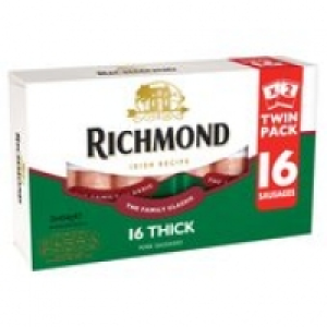 Richmond 16 Thick Pork Sausages £2.00