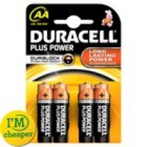 Duracell Plus AA Alkaline &pound;3.50