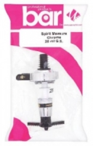 Spirit Measure Chrome Government Stamped 25ml Each