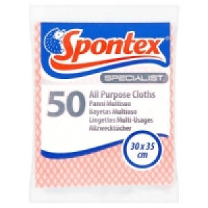 Spontex Specialist All Purpose Cloths Blue 10 x 50s