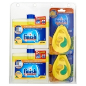 Finish Dishwasher Cleaner & Freshener Combo