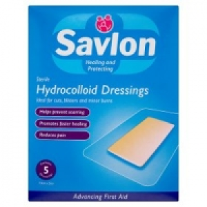 Sterile Hydrocolloid Dressings 5 Pack £4.36