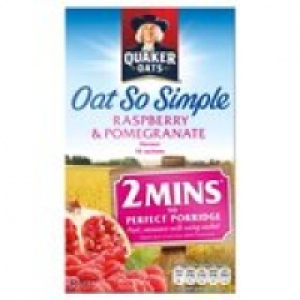 Quaker Oat So Simple Raspberry & Pomegran £2.45