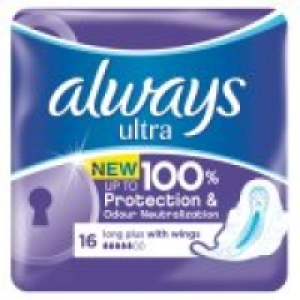 Always ultra long plus with wings &pound;2.45