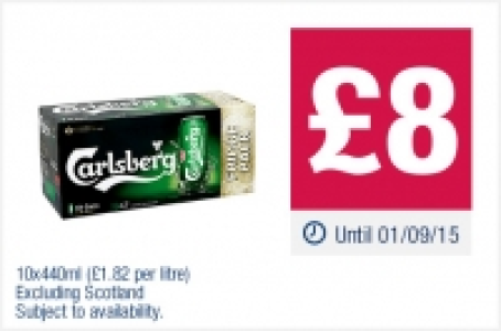 Carlsberg £8.00