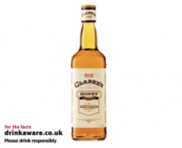 Clarkes Honey Bourbon Whiskey
