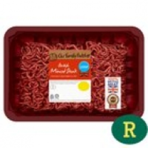 Morrisons Lean British Minced Steak (R) &pound;4.00