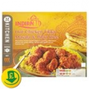 M Kitchen Indian Hot Chicken Tikka Masala & P £2.19