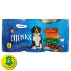Morrisons Adult Dog Meat Feast Chunks in &pound;2.39