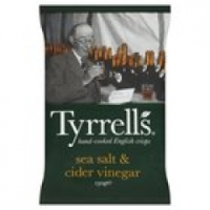 Tyrrells Sea Salt & Cider Vinegar Crisps £2.19