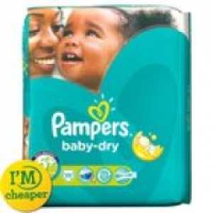Pampers Baby Dry Size 5+ Junior+ 13-27 £8.50