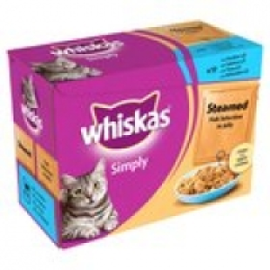 Whiskas Simply Steamed Fish Selection in £3.00