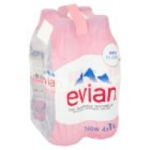 Evian natural mineral water £2.39