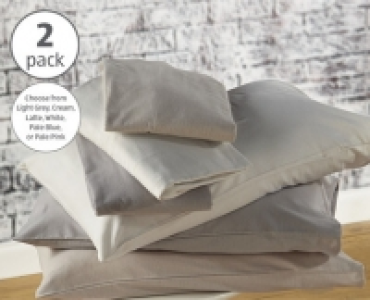 Brushed Cotton Pillowcase Pair £2.79