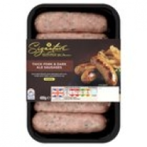 M Signature Thick Pork & Dark Ale Sausages £2.99