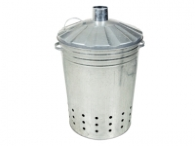 HERITAGE GARDENING Galvanised Steel Incinerator £14.99
