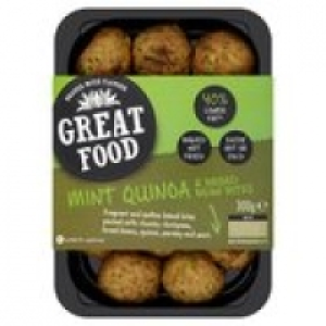 Great Food Mint Quinoa & Broad Bean Bites