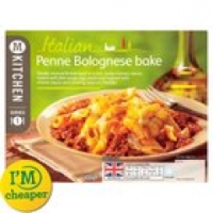M Kitchen Italian Penne Bolognese Bake