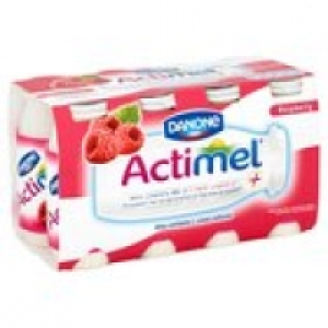 Actimel Raspberry Yogurt Drinks