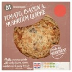 Morrisons Tomato Bacon & Mushroom Quiche £2.38