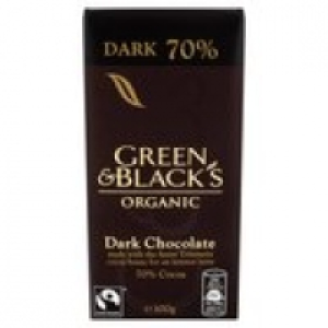 Green & Blacks Organic 70% Dark Chocolate &pound;2.19