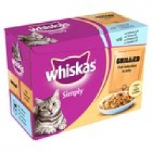 Whiskas Simply Grilled Fish Selection in £3.00