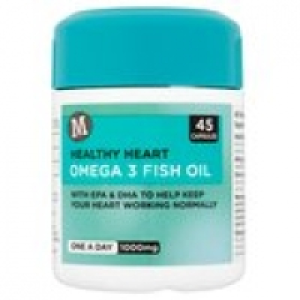 Morrisons Omega 3 Fish Oil 1000mg