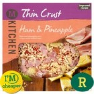 M Kitchen Thin Crust Ham & Pineapple (R)