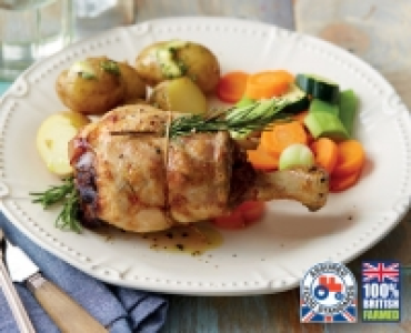 British Pork Shanks Banded with a Sprig of Rosemary