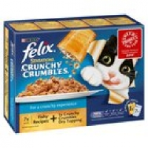 Felix Sensations Crunchy Crumbles Fish £3.00