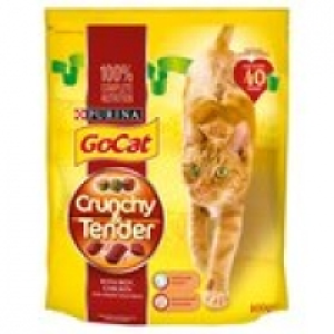 Go-Cat Crunchy and Tender with Beef, Chicken £2.00