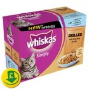 Whiskas Simply Grilled Fish Selection in £3.00