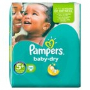 Pampers Baby Dry Size 5+ (Junior+) Nap £7.00