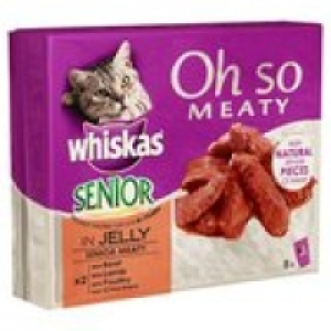 Whiskas Senior 8+ Oh So Meaty in Jelly &pound;2.50