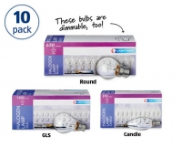 Aldi  Halogen Bulb Big Pack