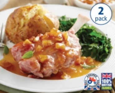 British Gammon Shanks with Caramelised Apple Sauce