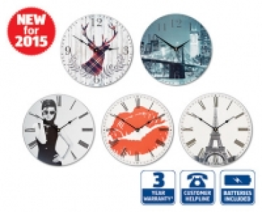 Winter Wall Clock