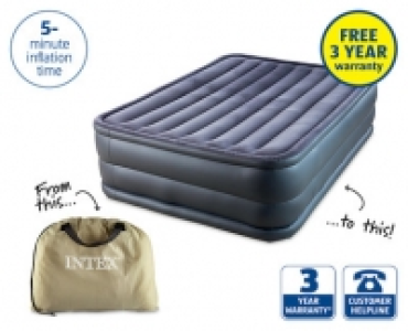 Intex Deluxe Air Bed with Built-in Pump