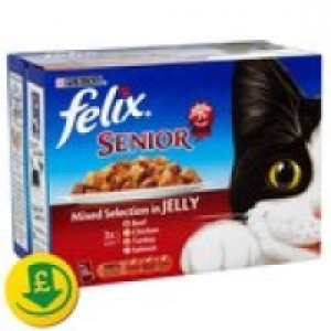 Felix Senior 7+ Mixed Selection in Jelly £3.00