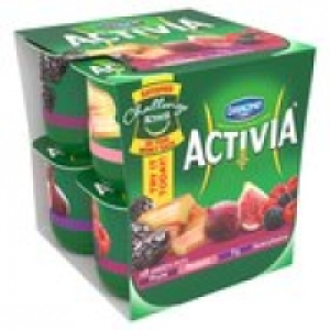 Activia Prune, Fig, Rhubarb, Raspberry & £2.00
