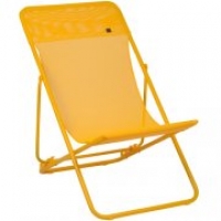 Partridges Lafuma Lafuma Maxi Transat Deck Chair Banana Yellow - Ex Display