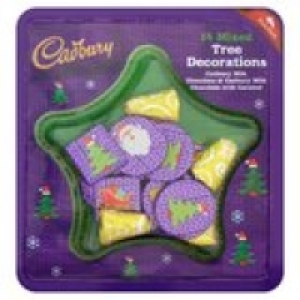 Cadbury Mixed Tree Decorations &pound;2.61