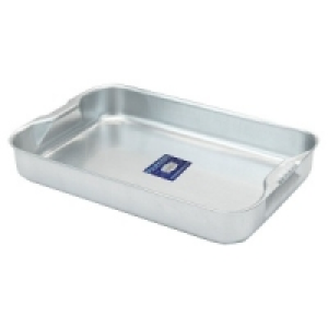 Baking Dish with Fixed Handles Aluminium 420mm x 305mm x 70m
